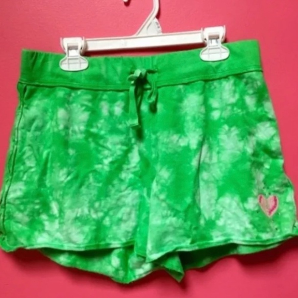 Green Tie Dye 90’s Style Limited Too Shorts